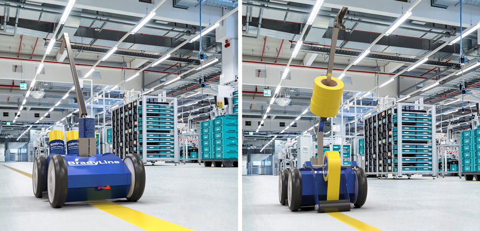 Floor markings for efficient workplaces –